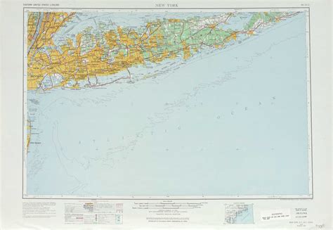 New York Topographic Map Ny Nj Ct Usgs Topo 1250000 Scale