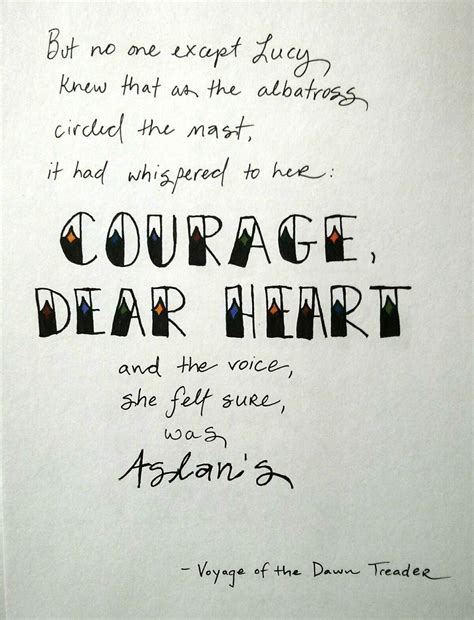 Courage Dear Heart Quote Shortquotes Cc