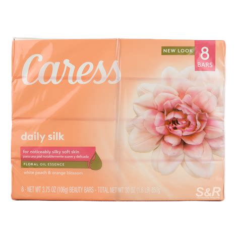 Caress Daily Silk Beauty Bar Soap 106g X 8pcs