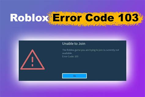 Roblox Error Code 103 How To Fix It Alvaro Trigos Blog