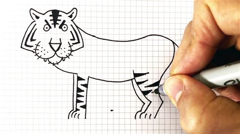 Tigre Facile Da Colorare Disegni Facili Disegni Idee Per Disegnare