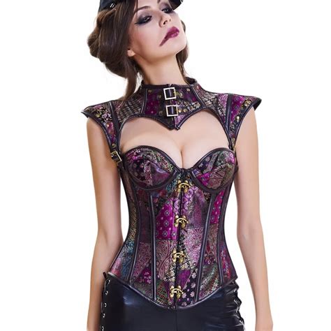 Women Clothing Gothic Punk Corsets Bustiers Vintage Bandage Corselet Steampunk Korsett Top Waist