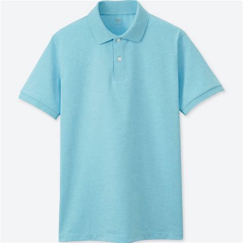 Men Dry Pique Short Sleeve Polo Shirt Uniqlo Us