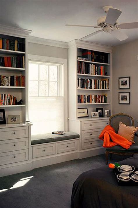 15 Stylish Built In Reading Nooks Homemydesign Bedroom Built Ins