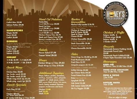 Darren mccollester/getty images for a&e. Menu of Honey's Restaurant in Detroit, MI 48219