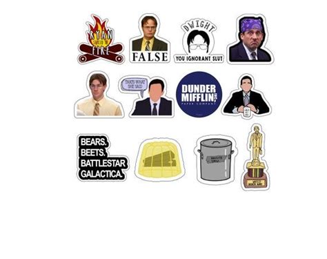 The Office Sticker Bundle In 2021 The Office Stickers The Office