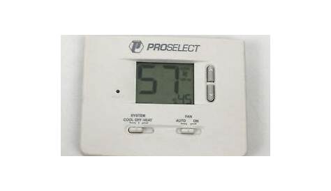 ProSelect 1H/1C Stage Non Programmable Thermostat - PSTSL11NP Powers On