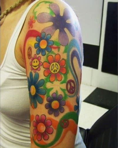 Tattoo Ideas Central Hippie Tattoo Hippie Flower Tattoos Tattoo Kits