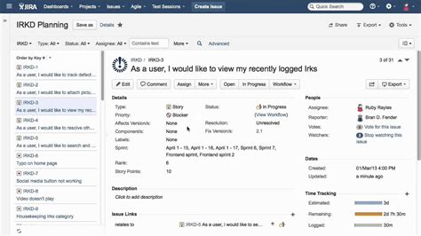 Working With Lists Of Issues Detail View In Jira Demo Video Youtube