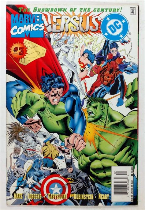 Dc Versus Marvelmarvel Versus Dc 3 Newsstand 1996 Comic Books