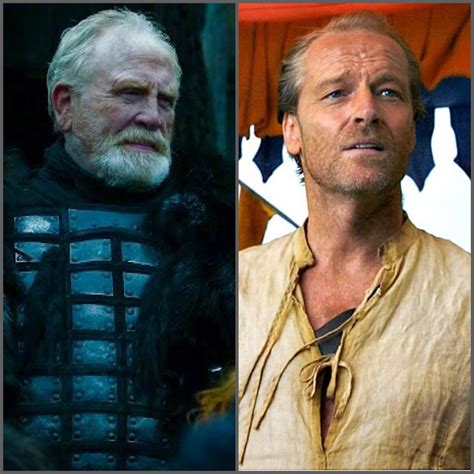Jeor Mormont James Cosmo And Ser Jorah Mormont Iain Glen Of Bear Island A Remote Island In The