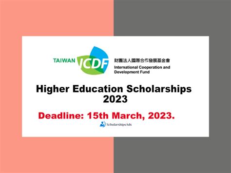 Higher Education Scholarships 2023