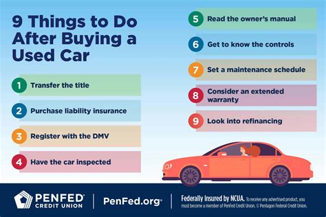 9 Things To Do After Buying A Used Car