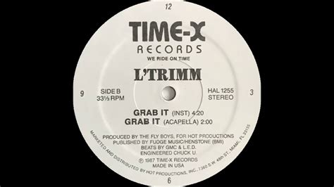 Ltrimm Grab It Instrumental 1987 Youtube
