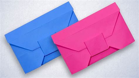 Make Your Own Envelope With Color Paper Step By Step Diy Knob