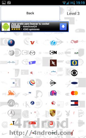 Hay más de 150 logos de marcas en el juego, todas en calidad hd. Juego Logos Quiz para Android | 4ndroid