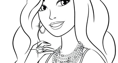 Barbie Face Coloring Pages At Free Printable Colorings Pages To Print And Color