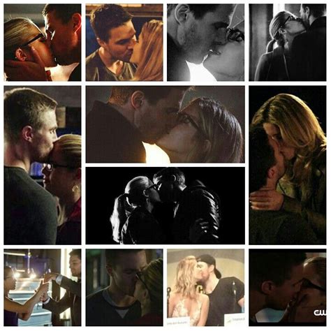 Olicity Arrow Oliver And Felicity Kissing Olicity Oliver And Felicity Team Arrow