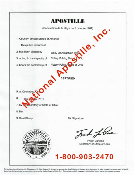 The letter to customers about a change of location for a business can be very informal. Ohio Apostille Example