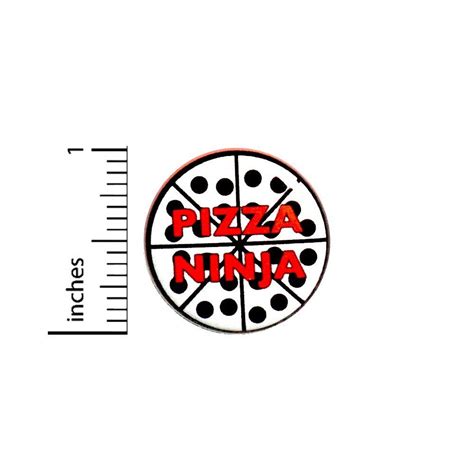 Funny Pizza Ninja Button Badge Random Awesome Rad Backpack Jacket Pin 1 50 15