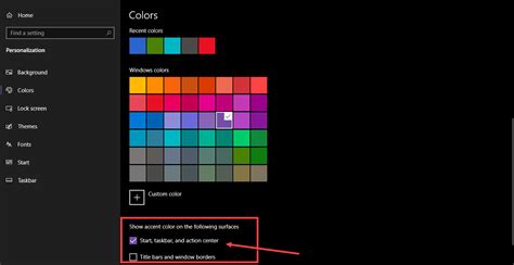 How To Change The Taskbar Colour In Windows 10