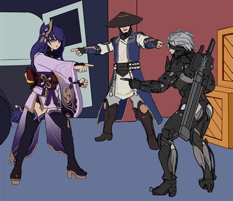 Raiden Shogun Raiden And Raiden Genshin Impact And 5 More Drawn By