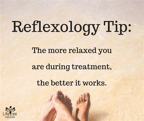 Just Relax During Reflexology It Helps Reflexology Treatment