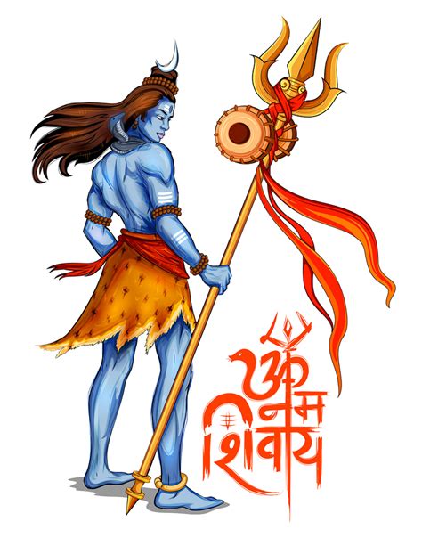 Lord Shiva With Trishul High Quality Png Images For Banner Designs Free