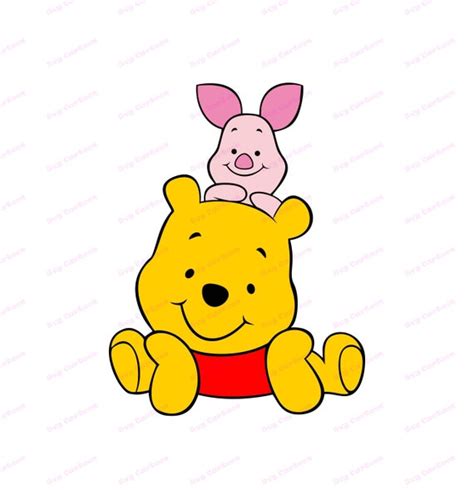 Winnie the Pooh With Piglet SVG 2 Svg Dxf Cricut | Etsy