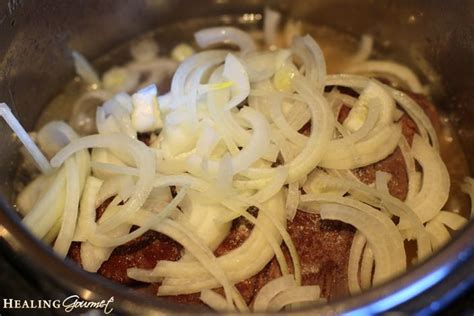 Sprinkle the packet of onion soup mix over the roast. Fall-Apart Pressure Cooker Pot Roast Original | Recipe ...