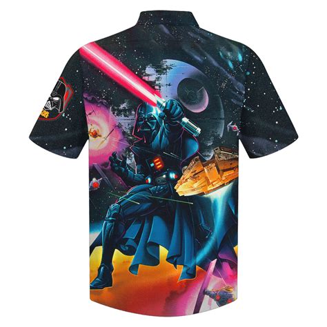 Star Wars Darth Vader With Light Sword Hawaiian Shirt Meteew