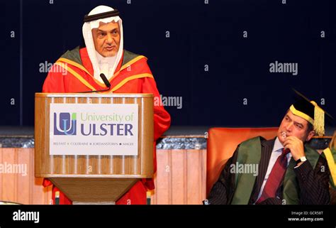 Hrh Prince Turki Bin Faisal Al Saud Of Saudi Arabia Speaks At The University Of Ulster In