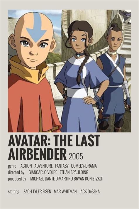 Avatar The Last Airbender By Maja Movie Posters Minimalist Film