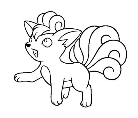 Pokemon Coloring Pages Vulpix At Getdrawings Free Download