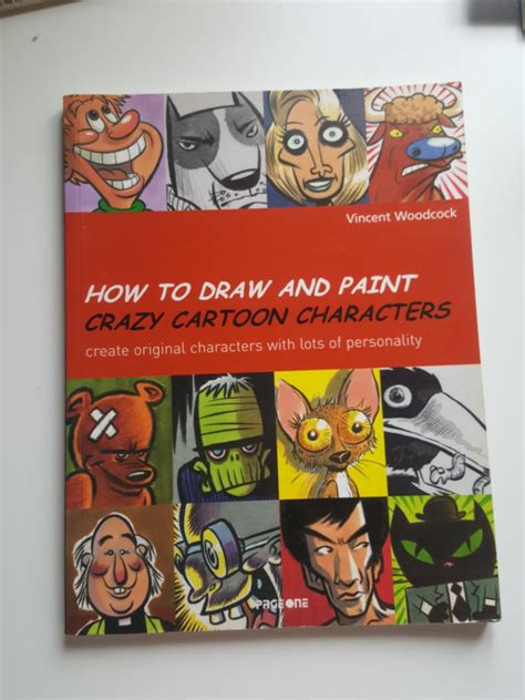 How To Draw And Paint Crazy Cartoon Characters Hobbies And Toys Books
