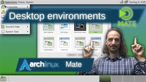 Mate Desktop Environments On Arch Linux Ep 11 Youtube