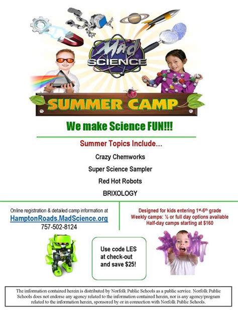 Summer Camps And Activities Mad Science Summer Camp