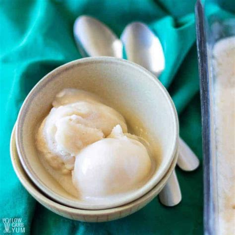 Vanilla Homemade Almond Milk Ice Cream Low Carb Yum