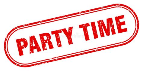 Party Time Stamp Stock Vector Illustration Of Party 106507938