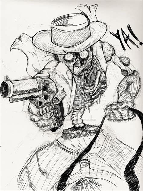 Zombie Cowboy By Sir Steve Gootenberg On Deviantart