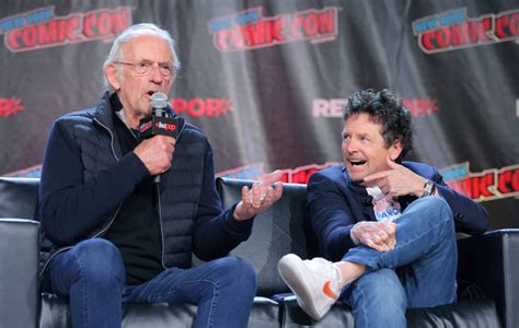 Watch The Moment Michael J Fox Reunites With Christopher Lloyd