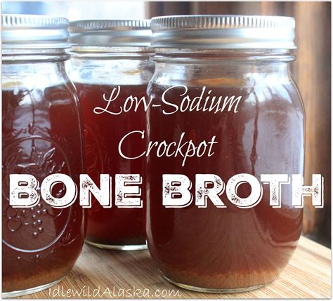 The first step to making sure that you get the most from your workouts is making sure that you since you're focused on weight training, you'll want to follow guidelines for meal timing that are what to eat after training. Low Sodium Crockpot Bone Broth - Idlewild Alaska | Low ...