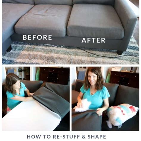 How To Stuff Sofa Cushions Give New Life To A Saggy Couch