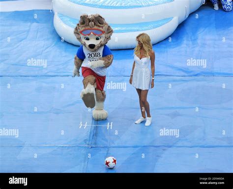 russian model and tv presenter ambassador of the 2018 fifa world cup in russia victoria
