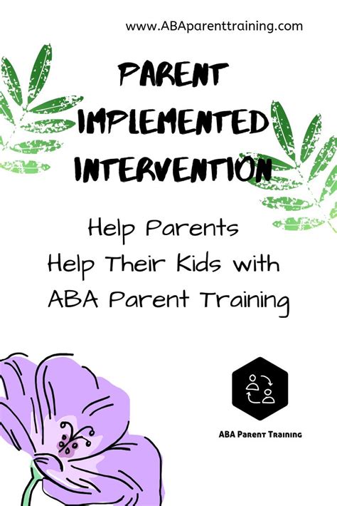 Parent Implemented Intervention Help Parents Help Their Kids With Aba