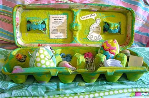 Egg Carton Sewing Kit Made By Marzipan