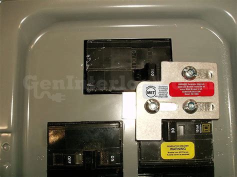 Generator Interlock Kit Oem Model Square D Homeline 100 A Indoor And