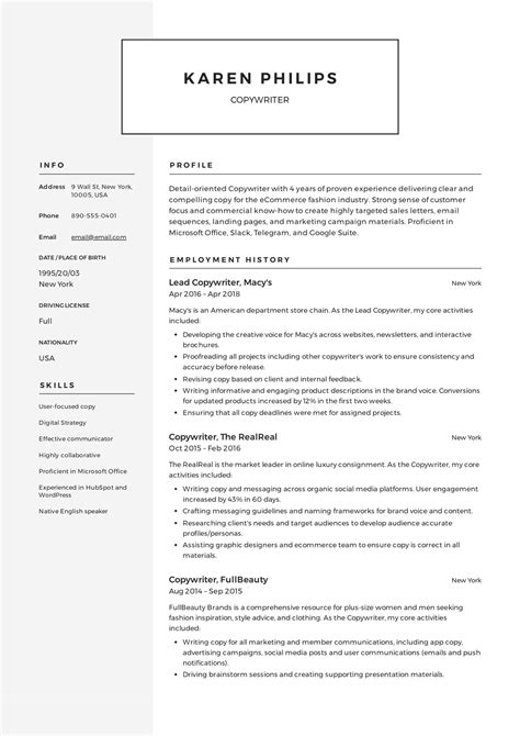 Cover letters are your first impression, so make it a good one. Marketing Copywriter Cover Letter Examples - 89+ Cover ...