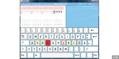 10 Finger System Üben Tippen lernen online und kostenlos