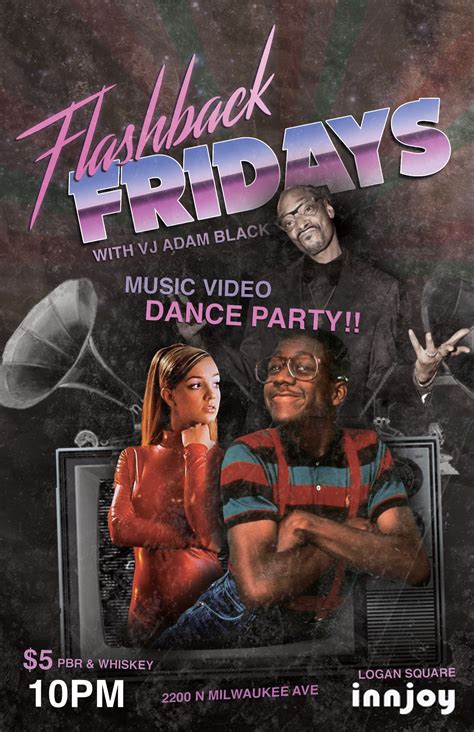 Flashback Fridays Music Video Dance Party In Chicago At Innjoy